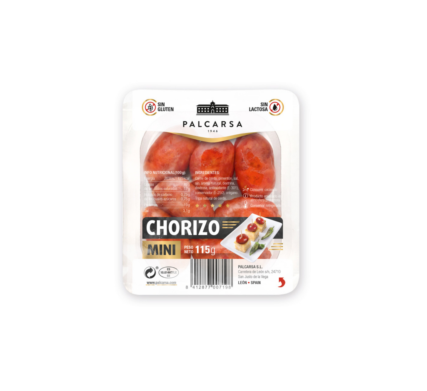 Chorizo Mini 1 kg. – Smagfuld spansk pølse