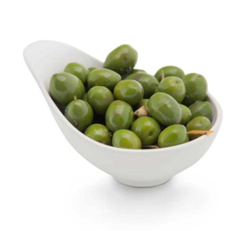 Krydret Grønne Oliven med Sten – Campo Real 500g