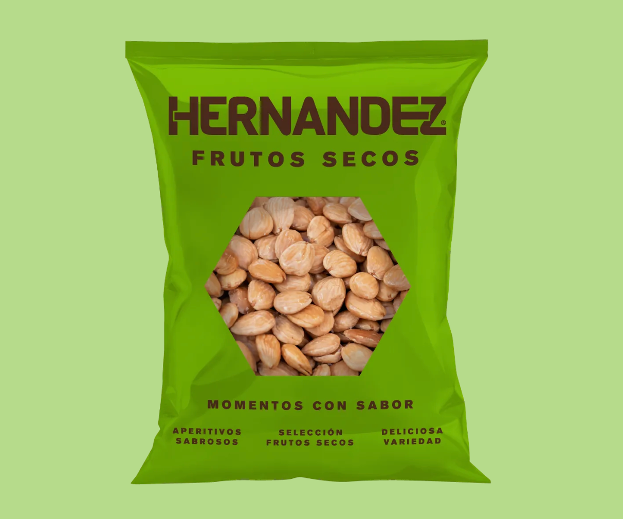 Ristede og saltede Mandler 1 kg.