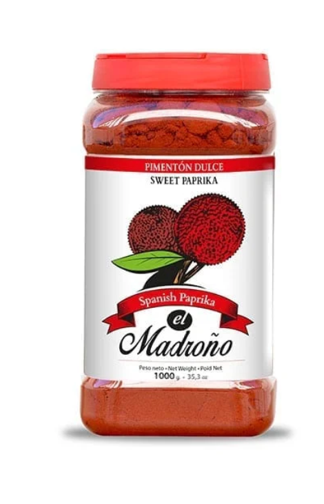 Pimentón El Madroño 1kg – Røget Paprika