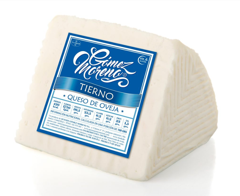 Tierno Grande Carea - Mildt fåreost fra Familia Gómez Moreno