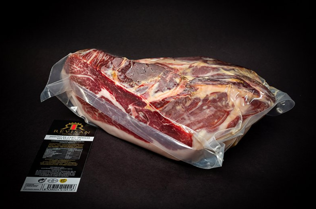 Iberico skinke 50% Cebo udbenet og pudset