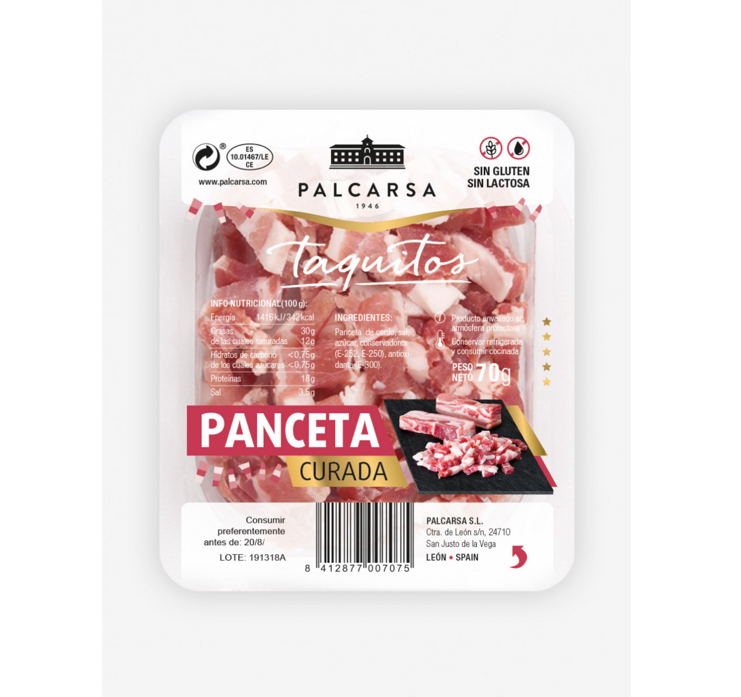 Taquitos de Panceta 400 g. – Spanske bacontern til madlavning | All Good Stuff