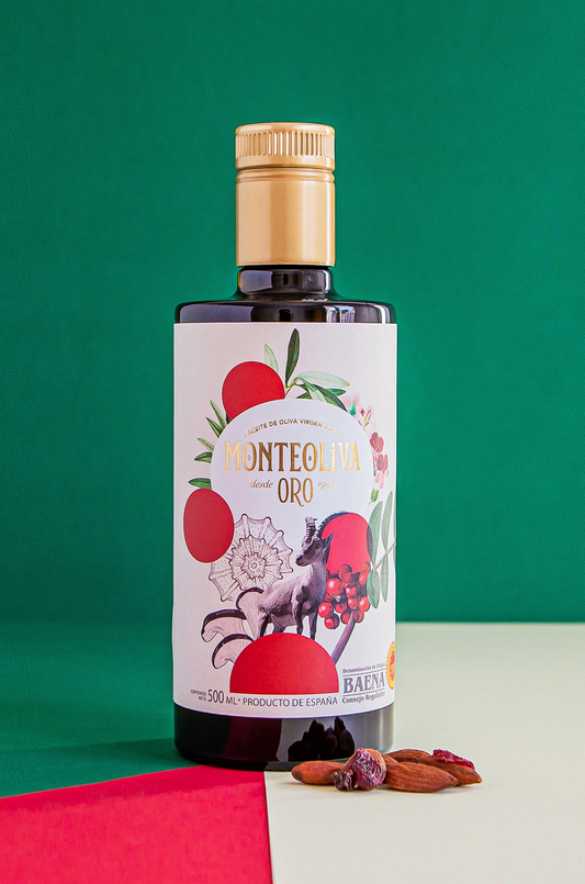 Monteoliva Oro Envero – Ekstra Jomfru Olivenolie D.O.P. BAENA 250 ml.