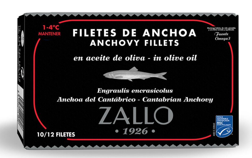 Cantabriske ansjoser MSC Premium – Økologisk i ekstra jomfruolivenolie