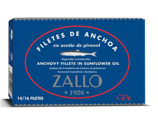 Cantabriske ansjoser – 85g. i solsikkeolie