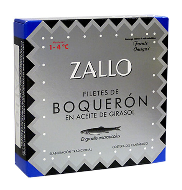 Boquerones i Solsikkeolie 180g – Delikate håndfileterede ansjoser