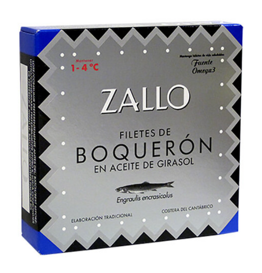 Boquerones i Solsikkeolie 180g – Delikate håndfileterede ansjoser