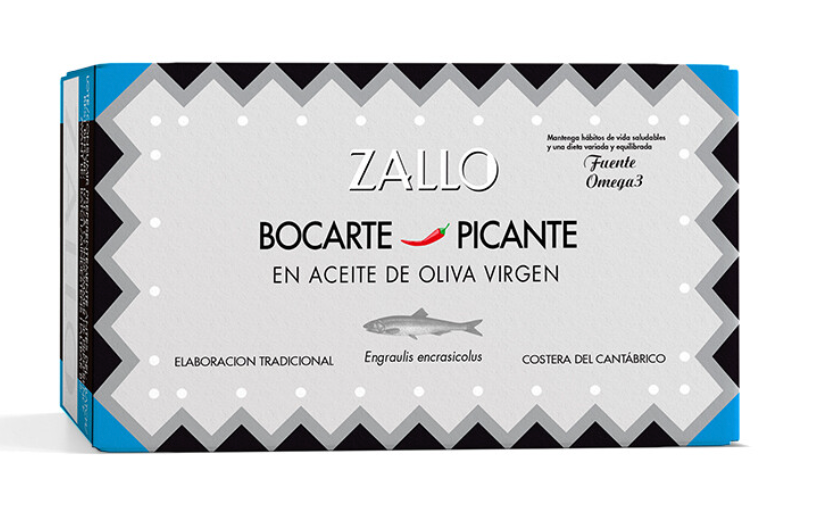 Bocarte picante i ekstra jomfruolivenolie – 112g autentisk smag