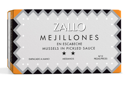 Mejillones en Escabeche – Meget store marinerede muslinger 115g