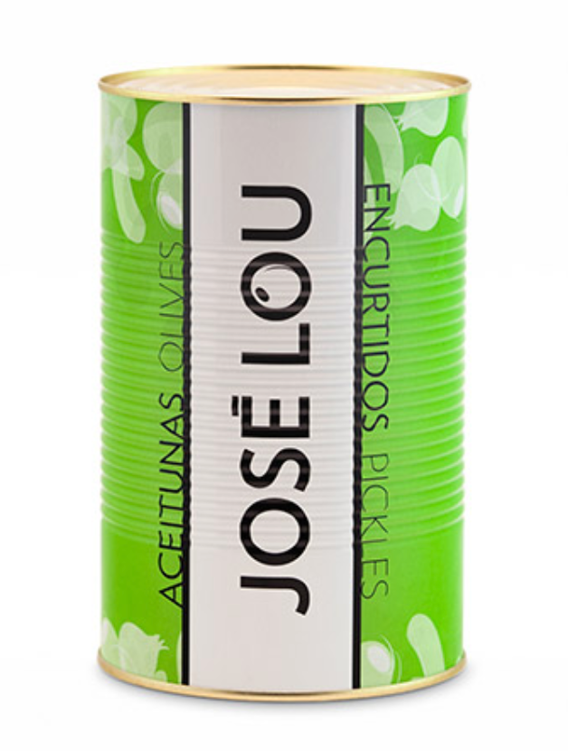 Grønne Manzanilla Oliven uden sten 2,5 kg.