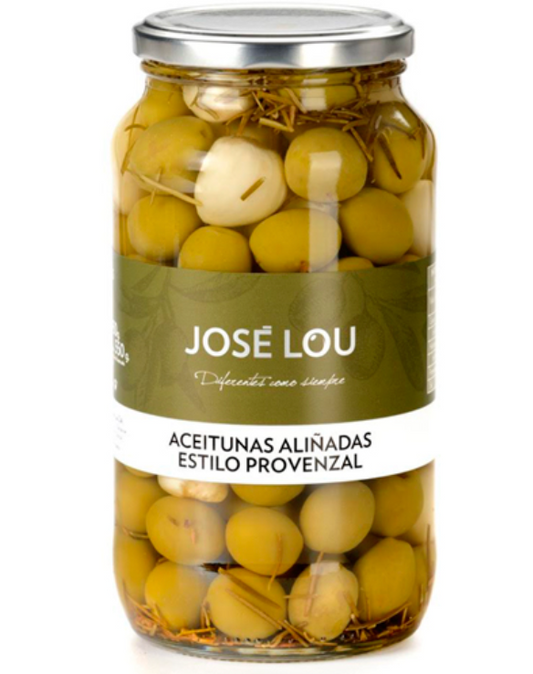 Smagfulde marinerede oliven - Aceituna Aliñada Estilo Provenzal 550g