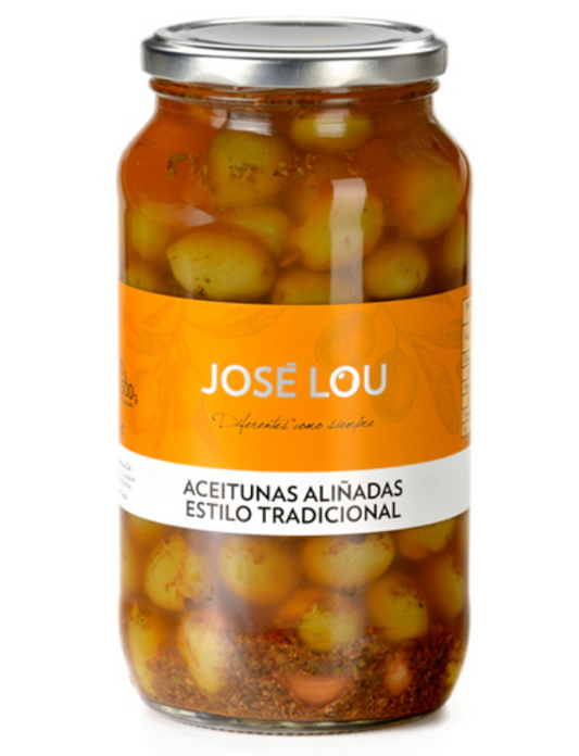 Aceituna Aliñada Estilo Tradicional 500g – Marinerede oliven i topkvalitet