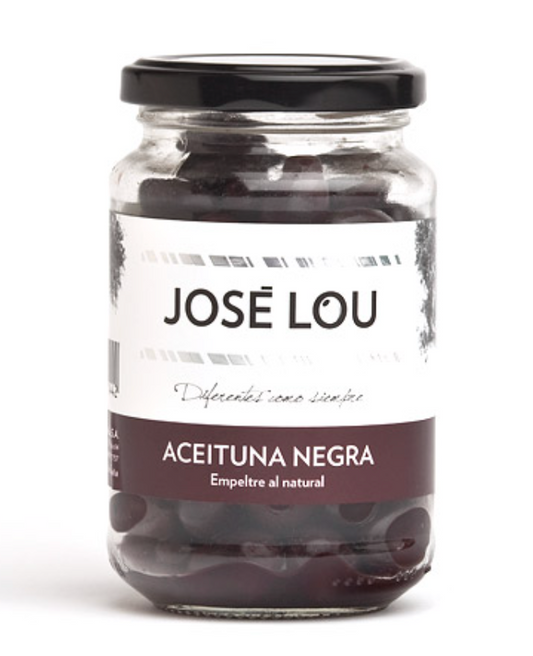 Smagfulde sorte oliven - Aceituna Negra Empeltre 200g
