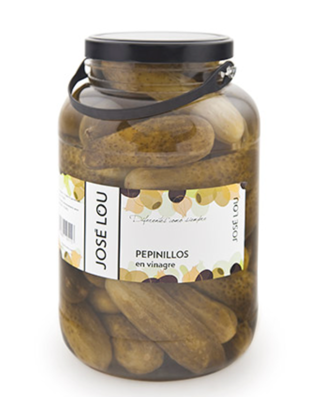 Pepinillo syltede agurk 25/40 - 2 kg.