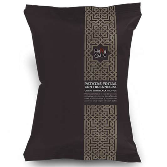 Trøffelchips med Sort Trøffel – Intens Smag  50g.