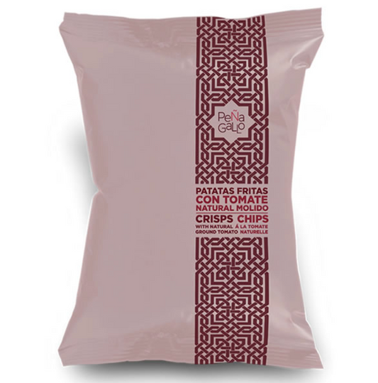 Kartoflerchips med kværnet tomat 50 g.